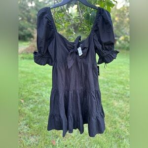 Express Women's Mini Dress | New with Tags‎ Black Tie Front | Size S